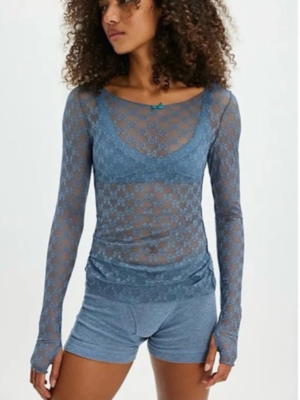NWT Free People From Me To You Long Sleeve in Husky Size Small